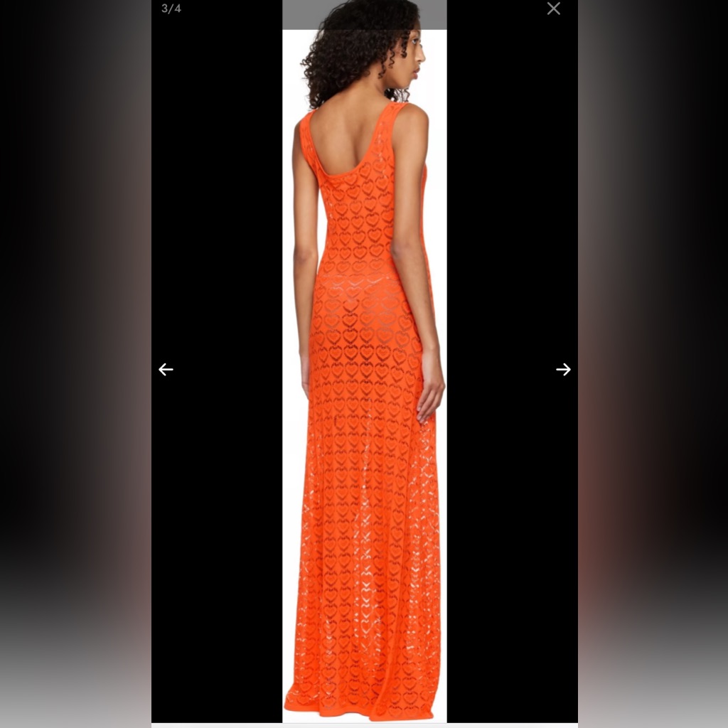 Marco Rambaldi Long Open Knit Dress